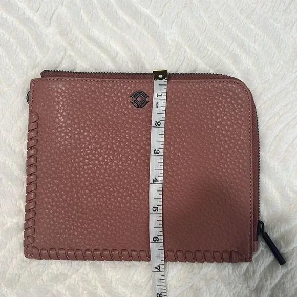 Dagne Dover Small Elle Clutch in Warm Dust Pink Mauve | NWT with Dust Bag - Picture 8 of 8